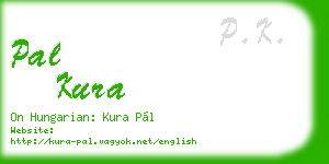 pal kura business card